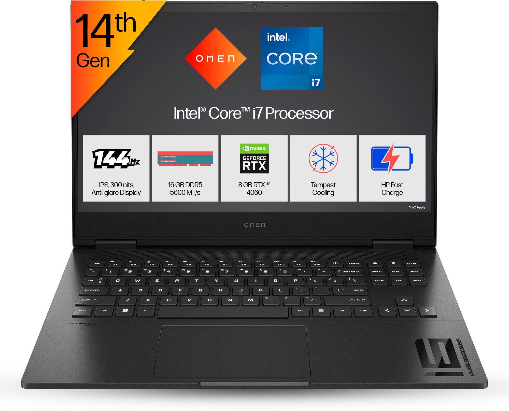 original-imahcd9jfafm3s5g.jpeg HP OMEN Intel Core i7 14th Gen 14650HX - (16 GB/1 TB SSD/Windows 11 Home/8 GB Graphics/NVIDIA GeForce RTX 4060) Omen 16 wf1096TX/ ae0002tx Gaming Laptop (16.1 inch, Shadow Black, 2.32 Kg, With MS Office) - Image 1