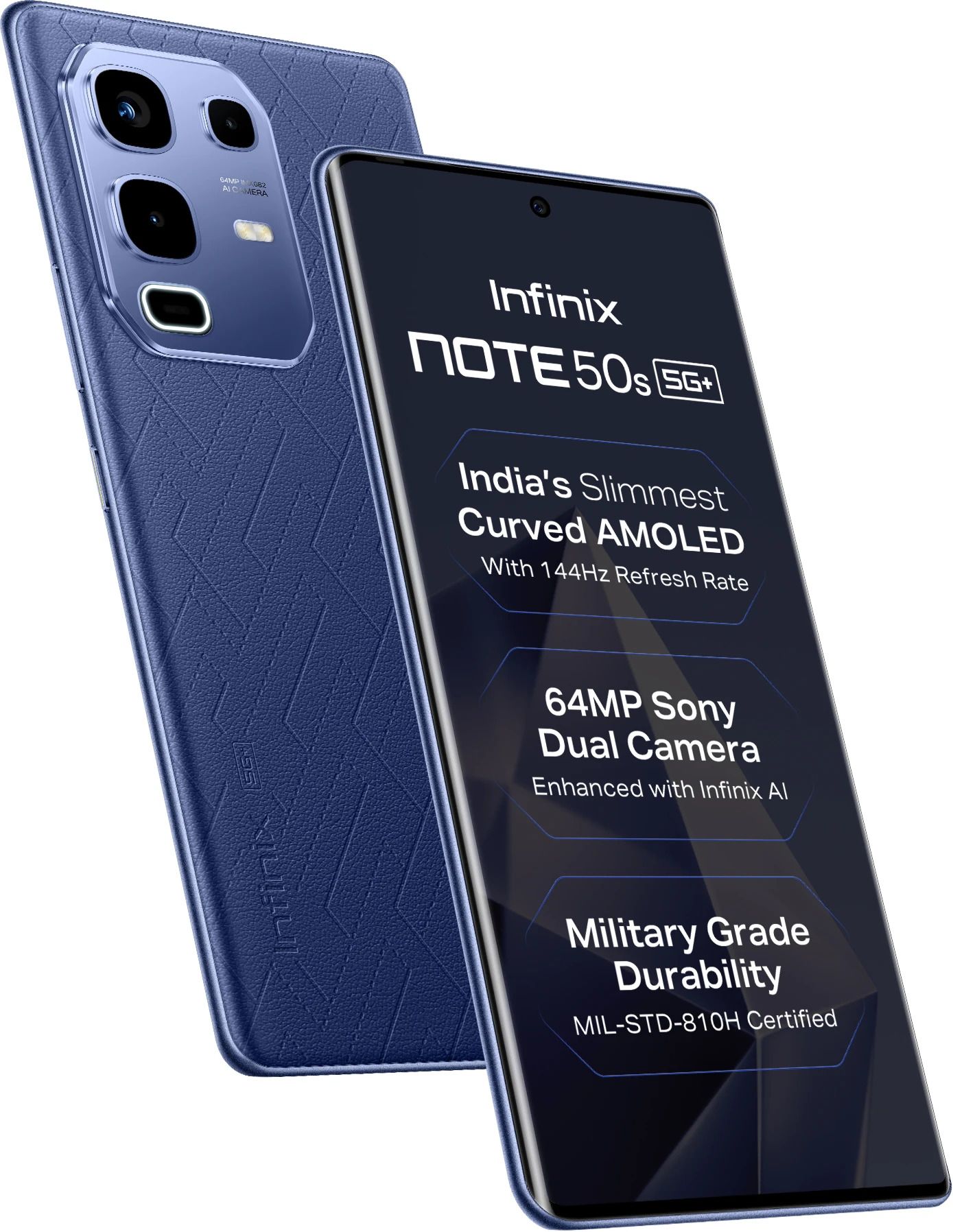 Infinix Note 50s 5G+ 45W Charger In the Box & AI (Marine Drift, 128 GB) (8 GB RAM)