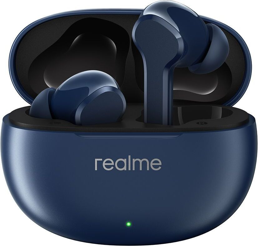 realme Buds T110 (RMA2306) with AI ENC for calls, 38 hours of Playback and Deep Bass Bluetooth (Jazz Blue, True Wireless)
